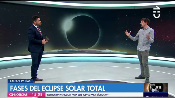 Andrés Jordán explica por qué Chile es privilegiado al tener eclipses totales de sol 2 años seguidos