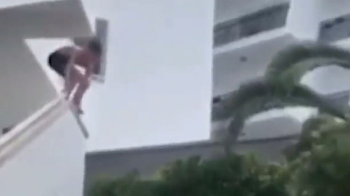 Se quiso pasar de listo: Intentó que hotel pagara los costos tras una violenta caída, pero video lo delató