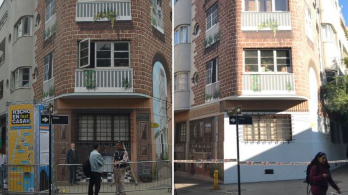 Icónico mural de barrio Lastarria fue borrado: Vecinos criticaron y municipio explicó las razones