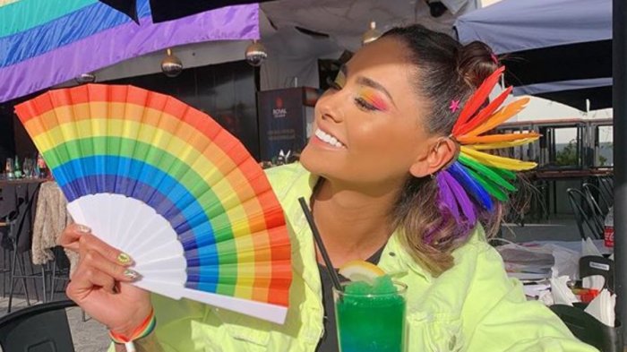 La dulce foto de Camila Recabarren y Dana Hermosilla en la Marcha del Orgullo 2019