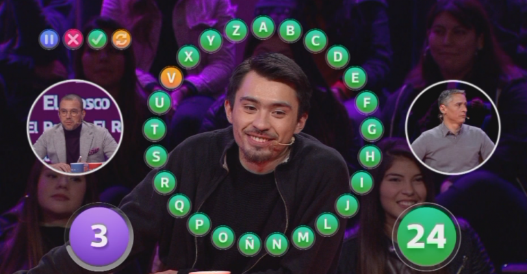 ¡Casi lo logra! Nicolás Gavilán estuvo a una letra de llevarse el Rosco