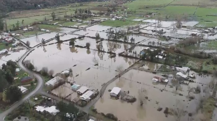 Más de 8 mil personas se encuentran afectadas por sistema frontal en Ñuble, Biobío y La Araucanía