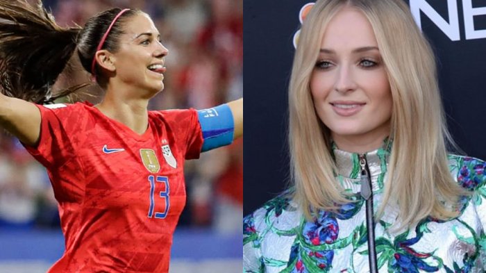 Denuncia doble estándar: La polémica que une a Alex Morgan y Sophie Turner por una celebración