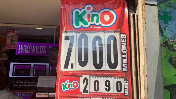 Nunca antes visto: Kino sorteará $7 mil millones, el pozo más grande de su historia