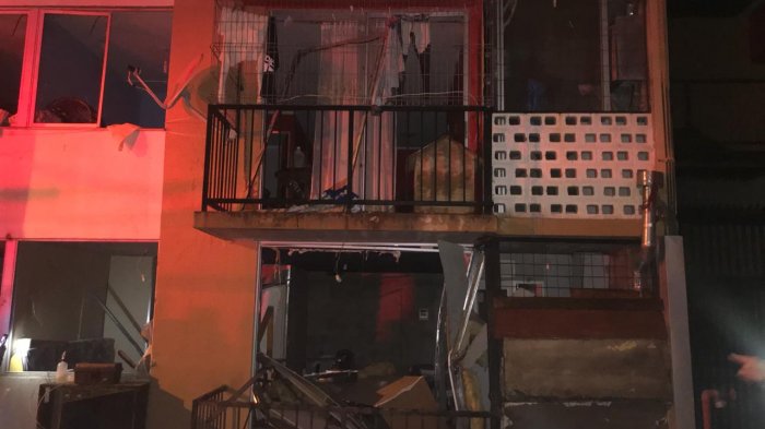 Explosión en Valparaíso: Dos heridos, un departamento destruido y cinco dañados