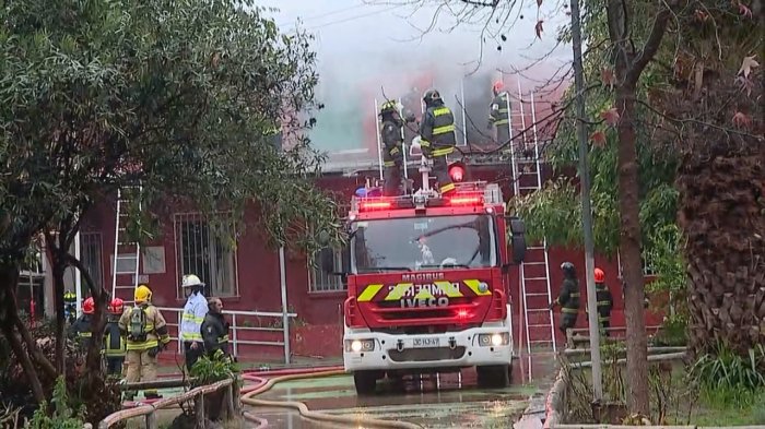 Incendio afecta hogar de niñas perteneciente a Coanil en Paine