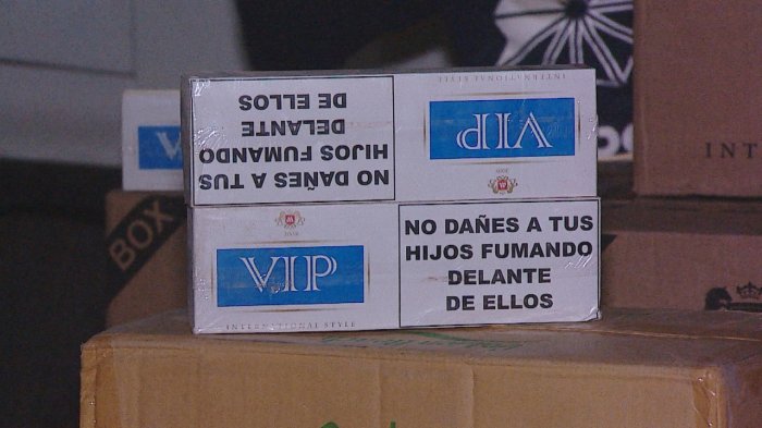 Más de 100 mil cajetillas de cigarros que venían de Paraguay, Bolivia y Corea del Sur fueron decomisadas