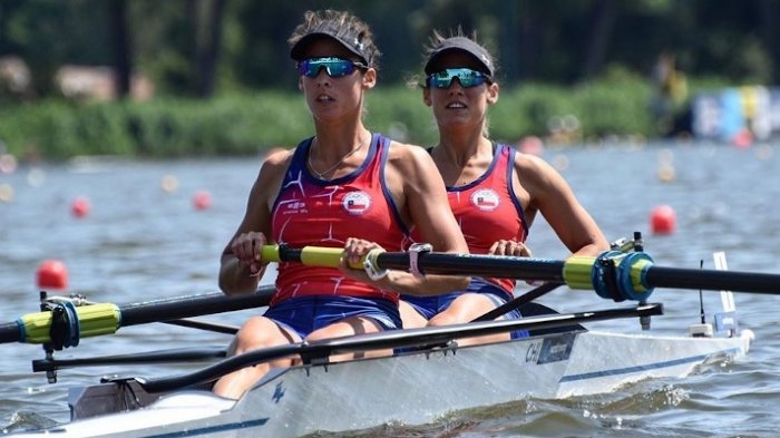 Nuevo oro para Chile: Las mellizas Antonia y Melita Abraham ganaron en la categoría dos remos largos