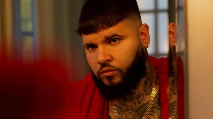 ¿Es pelado? Peluquín de Farruko salió volando en pleno concierto