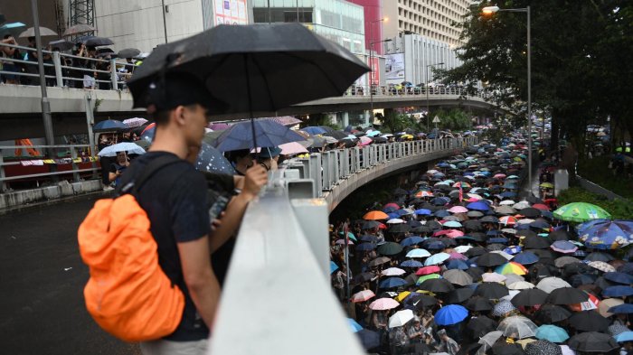 Más de 1 millón de manifestantes participaron de una nueva jornada de protestas en Hong Kong