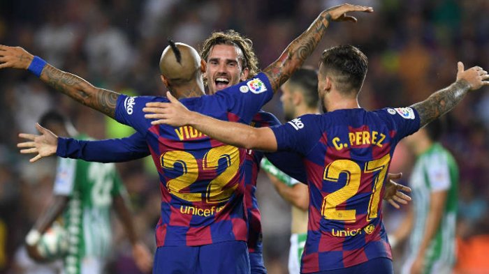 Arturo Vidal anotó el gol que cerró la victoria del Barcelona