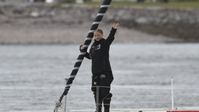 Greta Thunberg en Nueva York: 