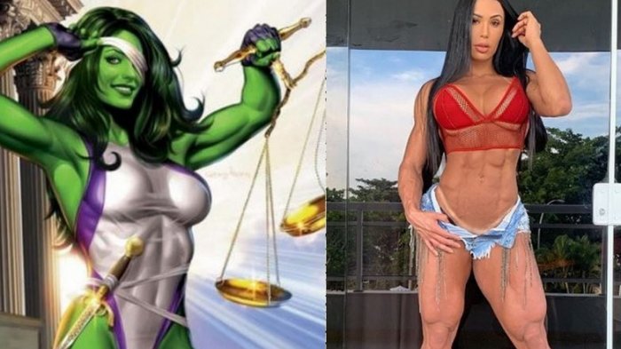 ¿Igualita? Gracyanne Barbosa, la modelo fitness que se candidatea para ser She-Hulk