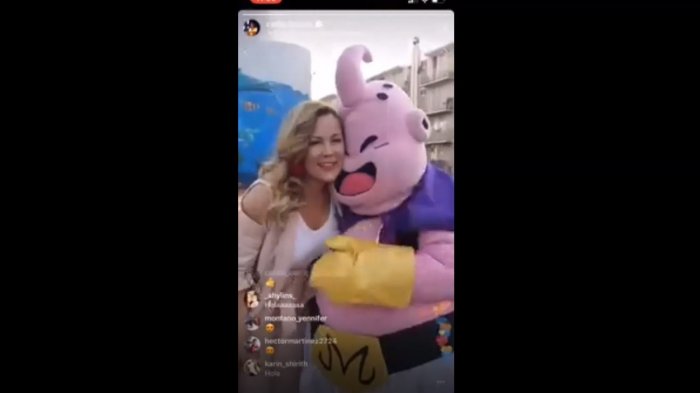 Cathy Barriga es acosada por corpóreo de Majin Boo en transmisión en vivo por Instagram