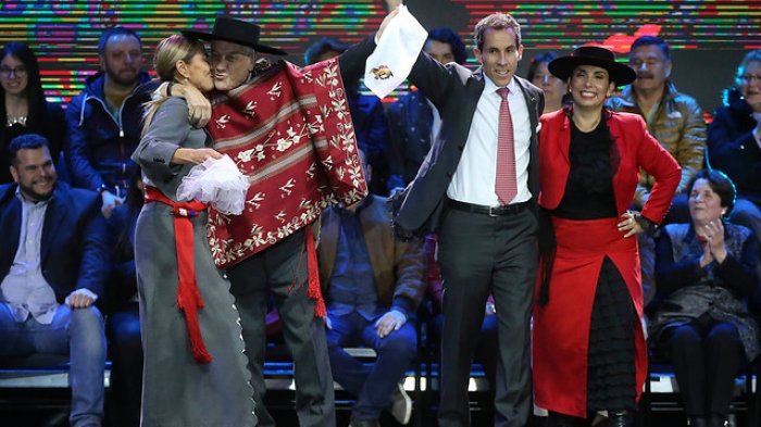 La paya con la que Piñera inauguró la fonda del Parque O'Higgins