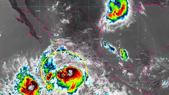 Tormenta tropical Lorena pasó a ser huracán y autoridades en México se preparan para su llegada a la costa