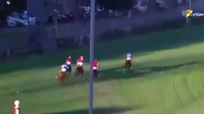 Grave accidente en carrera a la chilena en Club Hípico: Dos caballos muertos y jinetes heridos