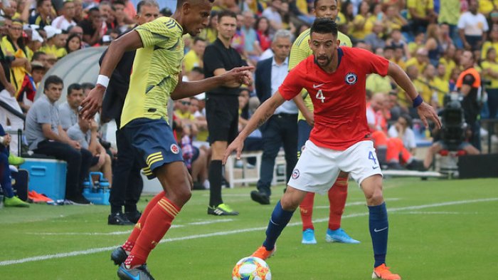 La Roja no pudo superar a Colombia y arrastra siete encuentros sin victorias