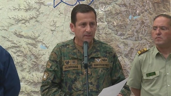 General Iturriaga no descarta decretar toque de queda este domingo