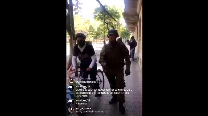 Presidenta de OCAC Chile es detenida por carabineros tras consultarle identidad a un oficial