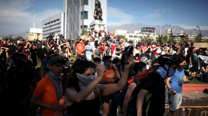 Así fue el minuto a minuto de la jornada de manifestaciones del lunes 21 de octubre