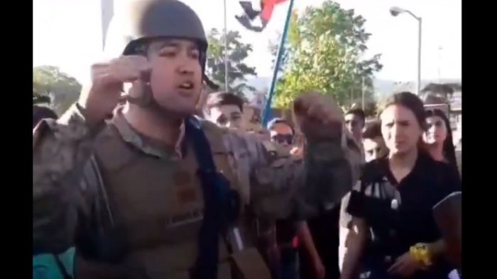 “El Ejército de Chile no les va a hacer nada, estamos con ustedes”: Militar apoyó a manifestantes en Talca