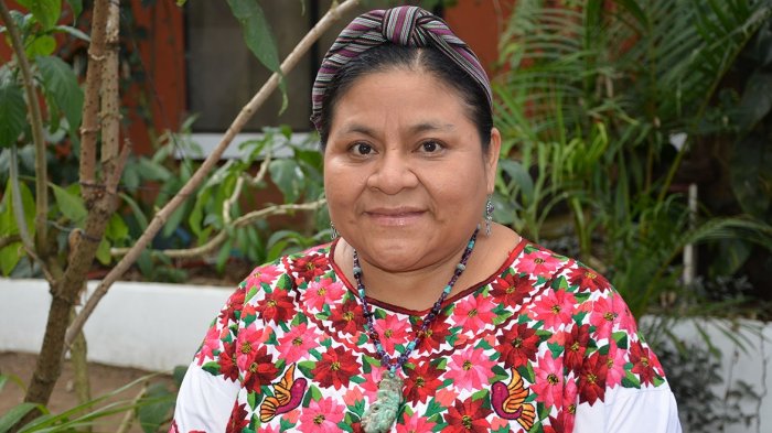 Rigoberta Menchú y modelo económico chileno: 