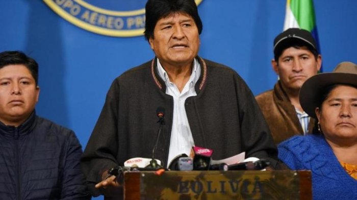 Evo Morales aceptó asilo político de México