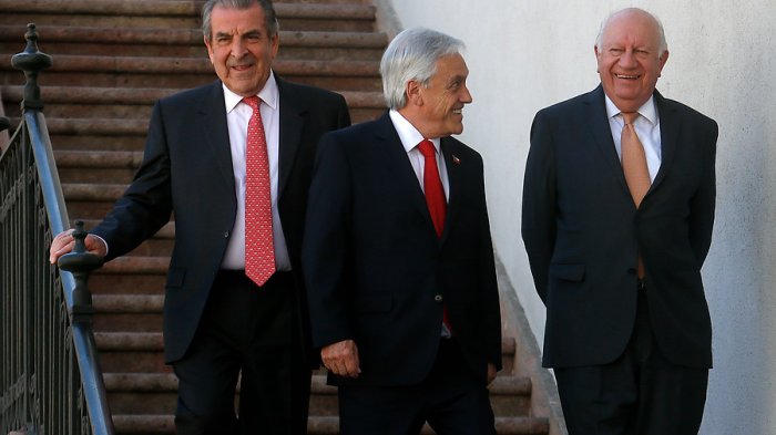 Piñera dialoga con ex presidentes: Se reunió con Frei y Lagos y conversó telefónicamente con Bachelet