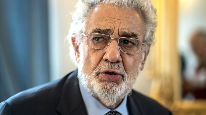 Plácido Domingo por acusaciones de acoso sexual: 