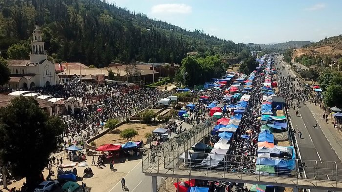 Cerrarán Ruta 68 para facilitar desplazamiento de peregrinos a Lo Vásquez