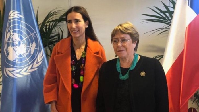 Michelle Bachelet y Carolina Schmidt sostuvieron encuentro sobre cambio climático y derechos humanos