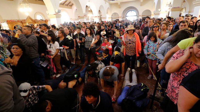 Más de 800 mil personas asistieron a celebración religiosa en Santuario de Lo Vásquez