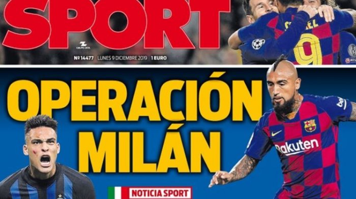 ¿Se acaba su ciclo en Barcelona? Vidal es protagonista de portada en España