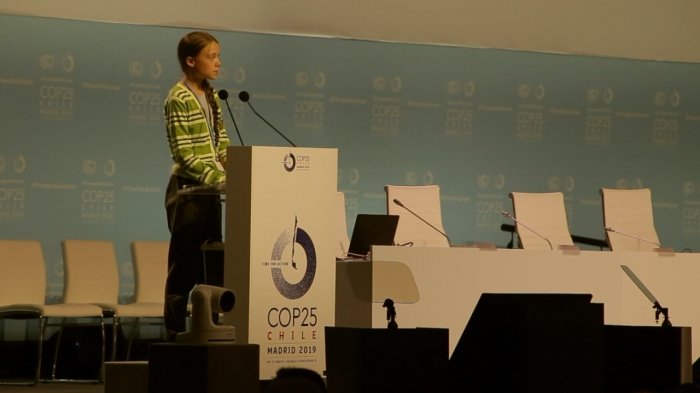 Greta Thunberg en la COP25: ¿Cómo reaccionas a estos números sin sentir al menos cierto nivel de pánico?