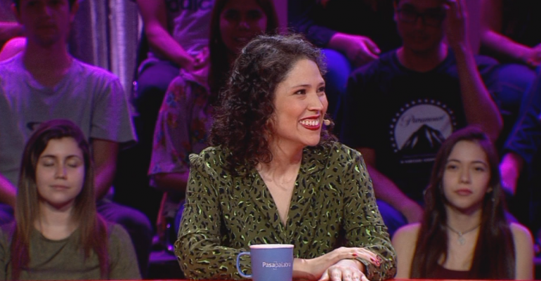 Andrea Vergara sorprendió al mostrar sus dotes vocales en Pasapalabra