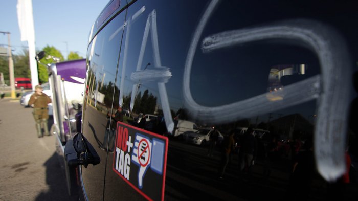 Interior presentará querellas por la Ley de Seguridad del Estado contra detenidos por manifestación “No+TAG”