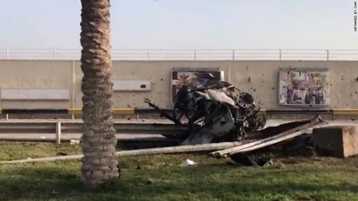 Fotos de CNN muestran la potencia del ataque de Estados Unidos que mató a líder militar iraní