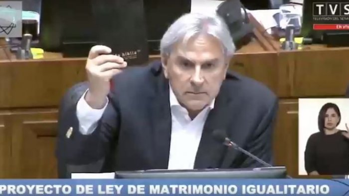 Iván Moreira recurre a la Biblia y a Martin Luther King para oponerse al matrimonio igualitario en discusión en el Senado