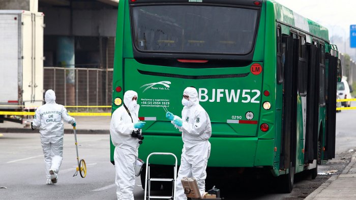 Hombre murió tras ser baleado al interior de un bus del Transantiago en Franklin