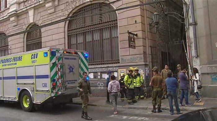 Cinco personas resultaron heridas tras fallas en los frenos de ascensor en Valparaíso