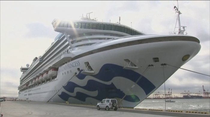 Argentino es el primer latinoamericano infectado con coronavirus a bordo del crucero donde viaja matrimonio chileno