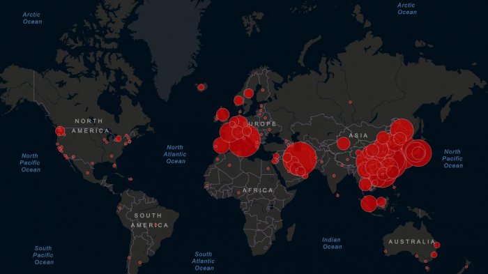 En tiempo real y en todo el planeta: El mapa que hace el seguimiento al Covid-19