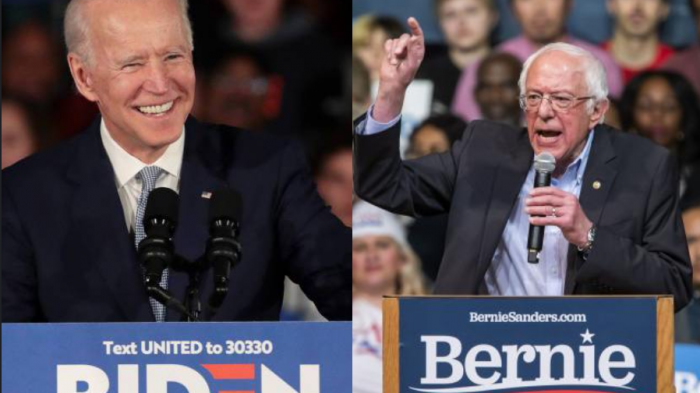 Biden se queda con 9 estados y Sanders con 3 en 