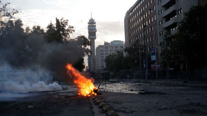 Transantiago suspende temporalmente sus servicios 