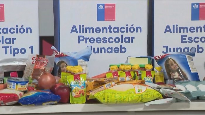 Junaeb entregará canastas con alimentos para los estudiantes mientras dure la suspensión de clases