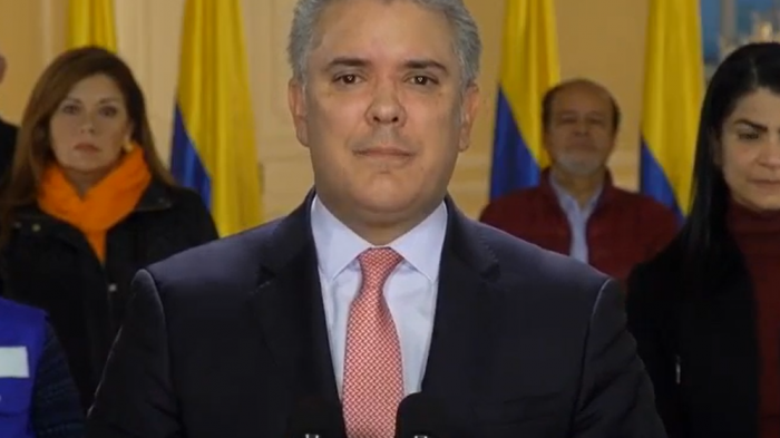 Decretan cuarentena total en Colombia durante 19 días