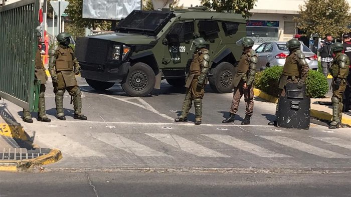 Violento asalto se registró esta tarde en Mall Plaza Vespucio