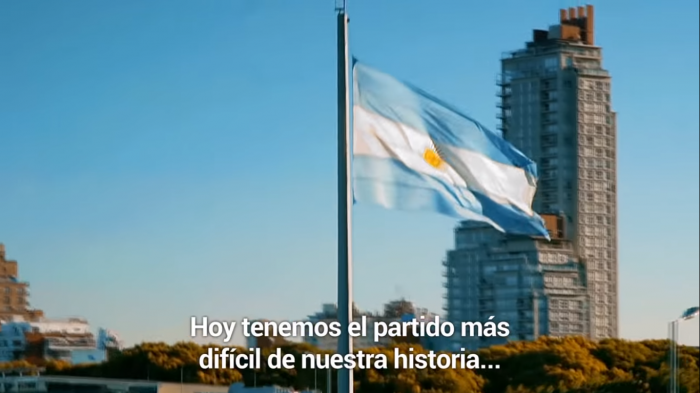 Este viral futbolero argentino para frenar al COVID-19 es lo más emocionante que verás hoy