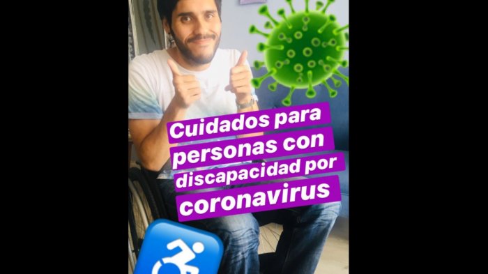 Este tutorial de prevención por COVID-19 para personas en sillas de ruedas es lo que debes viralizar hoy